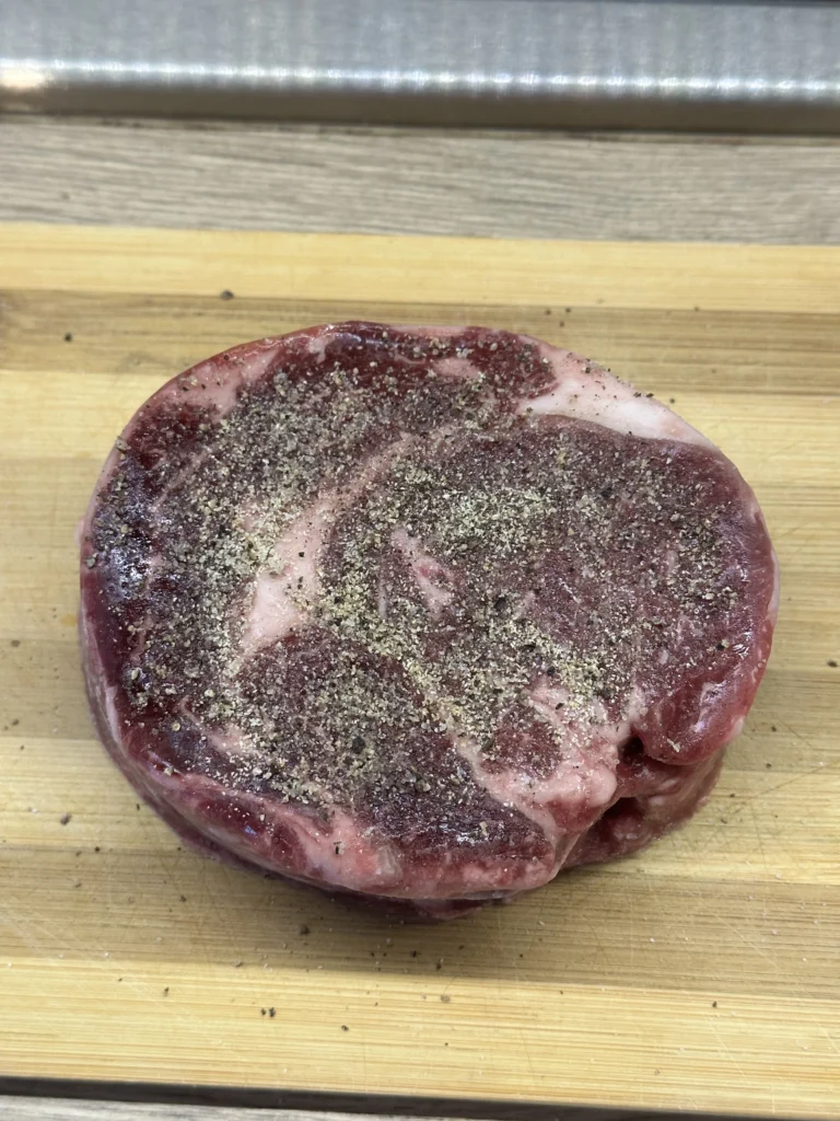 Vita asezonata cu sare, piper si usturoi